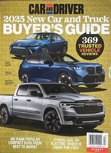 CAR AND DRIVER, 2025 NEW CAR AND TRUCK BUYER’S GUIDE MAGAZINE ISSUE 53 - Picture 1 of 1