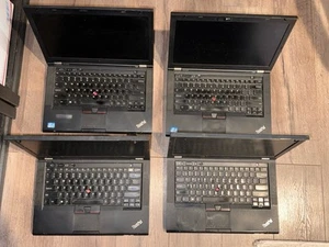 Lot of 4 Lenovo Thinkpad T430 i5-3320 NO HDD NO BATTERY NO ADAPTER BOOT TO BIOS - Picture 1 of 7