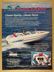 1996 Thunderbird Falcon 2270 BR Boot Vintage Print Ad - Bild 1 von 1