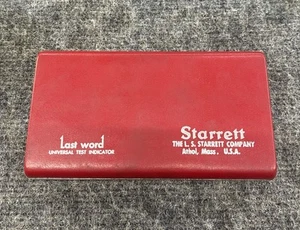 Vintage L S Starrett No.711 Last Word Universal Test Dial Indicator With Case - Picture 1 of 3