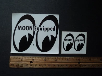 Original Vintage Moon Equipped Eyes Racing Decals Stickers NASCAR NHRA - Image 1 of 3