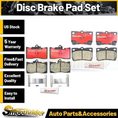 Brembo 2pcs Front Rear Disc Brake Pad Set For Lexus GS350 2007-2009 2010 2011 - Image 1 of 3