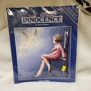 Heritage Stitchcraft John Clayton Innocence It's A Fairy Cross Stitch Pattern - Picture 1 of 7