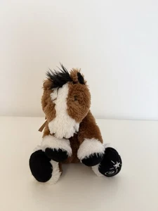 Russ Shining Stars cavallo giocattolo morbido peluche animale peluche nero marrone 8" - Foto 1 di 4