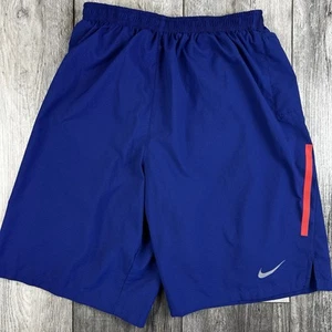 Nike Challenger Running Shorts Blue Coral Brief Liner Men’s Size Small - Picture 1 of 10
