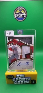 2023 Panini Immaculate Prospect Patch Auto Relic Robert Hassell Nationals #d /99 - Picture 1 of 2