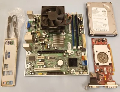 PC MS-7525 1.0 + CPU Pentium E2200 + 3GB RAM + Radeon HD 3450 + Hard Disk SATA - Immagine 1 di 4