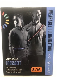 LumaGlo-CROSSBELT Wearable Illumination (Size S/M-2017) BRAND NEW - Picture 1 of 7