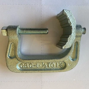 LOT OF 10 GEDNEY 1/2 INCH THROUGH 1-1/4 INCH C TYPE CONDUIT CLAMP - Picture 1 of 4