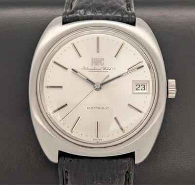 IWC Electronic Quartz | Ref.:3402 | Ø37mm | Silber/Dial | Stimmgabeluhr #1329 - Bild 1 von 4