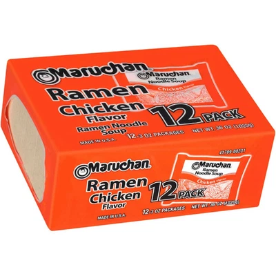 Maruchan Ramen Chicken Instant Noodle - 12 Pack (3oz) - Image 1 of 4