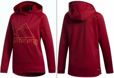 Sudadera con Capucha Adidas Para Mujer Insignia de Deporte, Granate Talla XS, S Foto 1 de 4