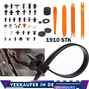 1910 tlg Auto KFZ Spreiznieten Sortiment Autotür Befestigung Clips Kit Set Innen - Bild 1 von 13