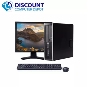 HP Desktop 8GB RAM 250GB HD Computer PC Intel i5 Windows 10 Home 19" LCD Wi-Fi - Picture 1 of 7