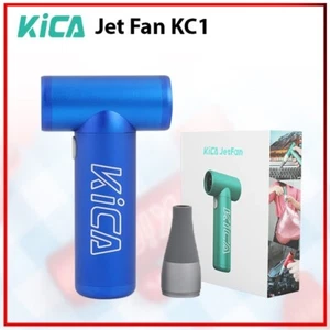KiCA Jet Fan KC1 BLUE Turbo Portable Outdoor Handheld Mini Hairdryer Cooling Fan - Picture 1 of 20