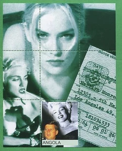 Great People of the 20th Century Marilyn Monroe Souvenir Stamp MNH Angola E17B - Picture 1 of 1