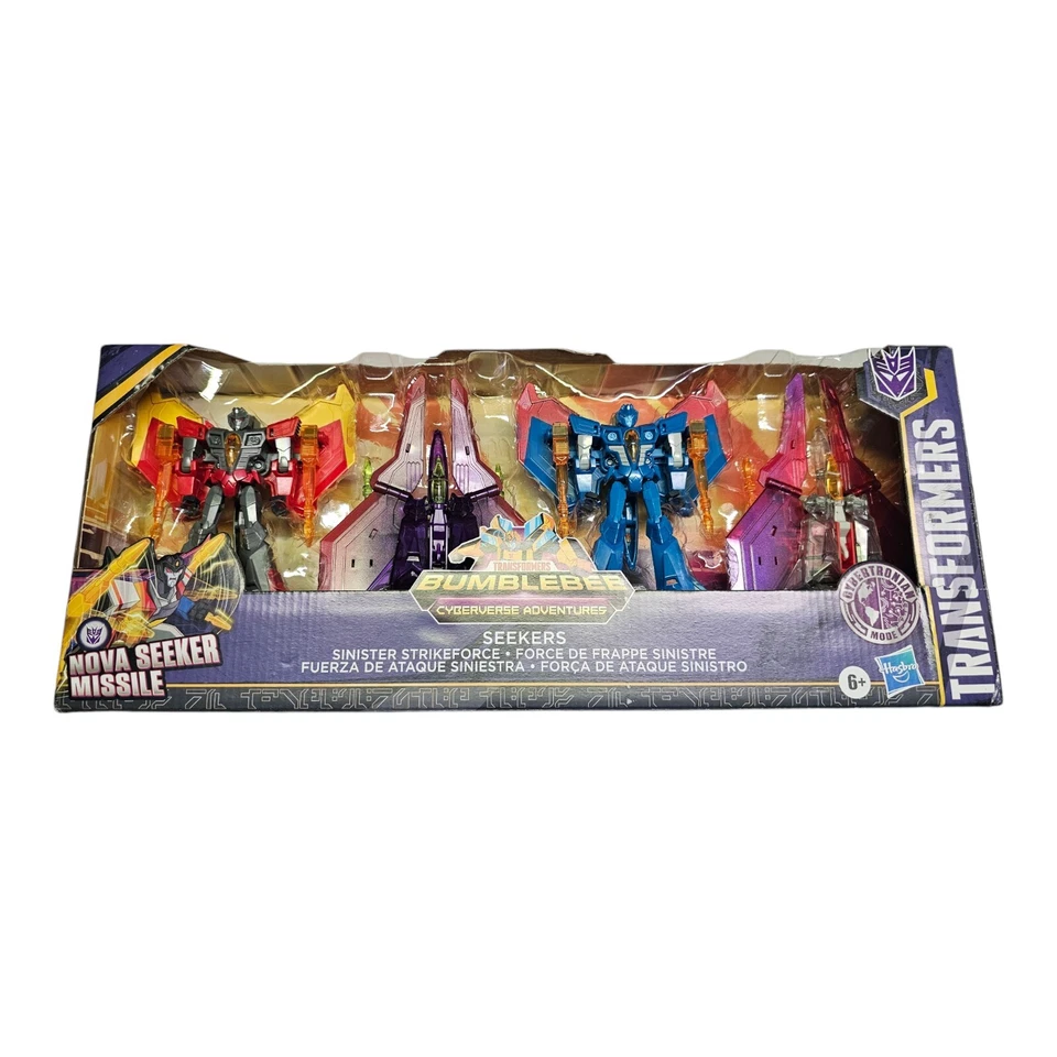 Transformers Bumblebee Cyberverse Adventures Seekers Sinister Strike Force 4-pck - Image 1 of 4