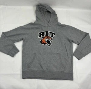 League Gray Rochester Institute Of Technology Hoodie Size Large Logo Tiger - Picture 1 of 10
