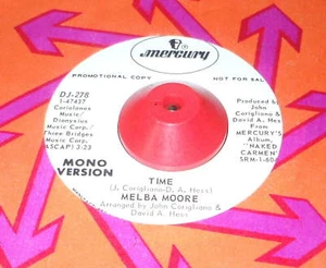 MELBA MOORE Time 45 RECORD DJ PROMO MONO / STEREO R&B SOUL MINT - Picture 1 of 1