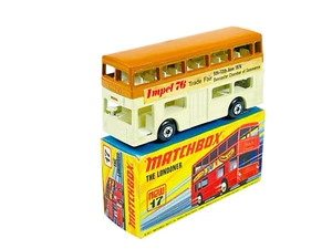 Matchbox Lesney Superfast MB17 Impel 76 Trade Fair Londoner Bus w/I Style Box - Picture 1 of 12