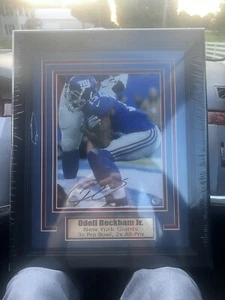 Odell Beckham Jr Autographed Picture Framed (Believed To Be Authentic Not 100%) - Picture 1 of 6