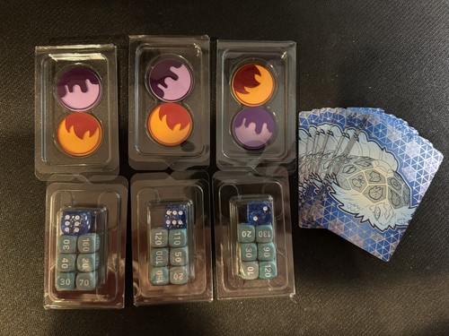 LOT - Pokemon Stellar Crown ETB 12 Dividers , 3 Sealed Dice, 3 Sealed ...