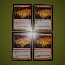 Wall of Fire x4 10th Tenth Edition 4x Playset Magic the Gathering MTG