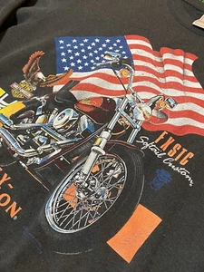 Vintage 80s Harley Davidson Crew Neck - Picture 1 of 6