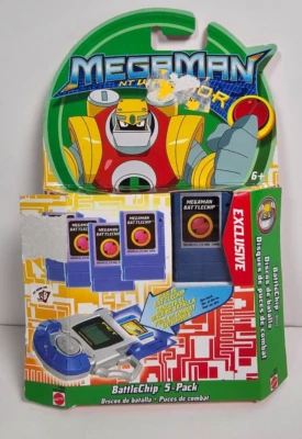 Mega Man NT Warriors - Chip de batalla Battlechip - Paquete de 5 - 2004 Foto 1 de 4