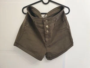 Refuge Shorts Jeans Hotpants Regular 3 Knöpfe Braun Größe 38 - Bild 1 von 4