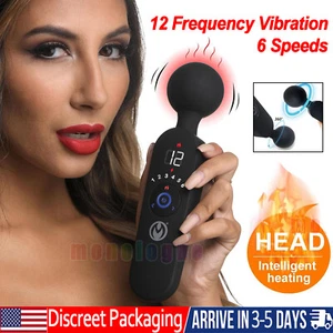 Handheld Massager Wand Magic Full Body Therapy Strong Vibrating Motor 12 speed - Picture 1 of 10