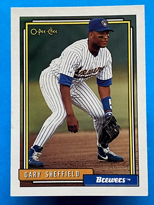 1992 O-Pee-Chee Gary Sheffield #695 - Image 1 of 2