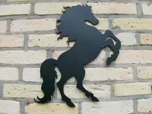 Caballo ascendente de acero 3mm 40cm-100cm, la decoración especial para amantes de los caballos - Imagen 1 de 3