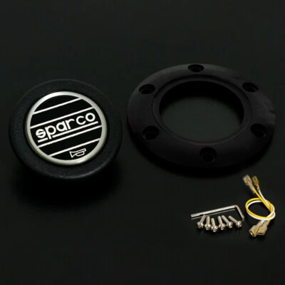 SPARCO horn button Black for MOMO OMP NRG SPARCO VERTEX TAKATA Steering Wheels - Image 1 of 4