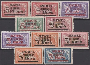 === MEMEL Mi. 98-107 MNH **, cat. 100€ === - Imagen 1 de 1
