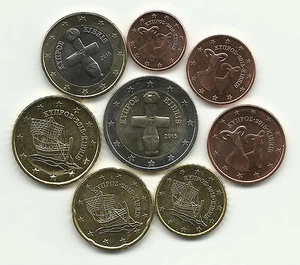 CHYPRE 2015 (série complète de 1c à 2e) NEUVE (unc) - Afbeelding 1 van 1