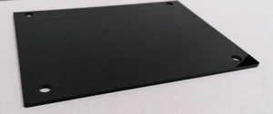 Schwarze Acrylglas Rückplatte für LED Namensschilder und Leuchtschilder - Picture 1 of 4