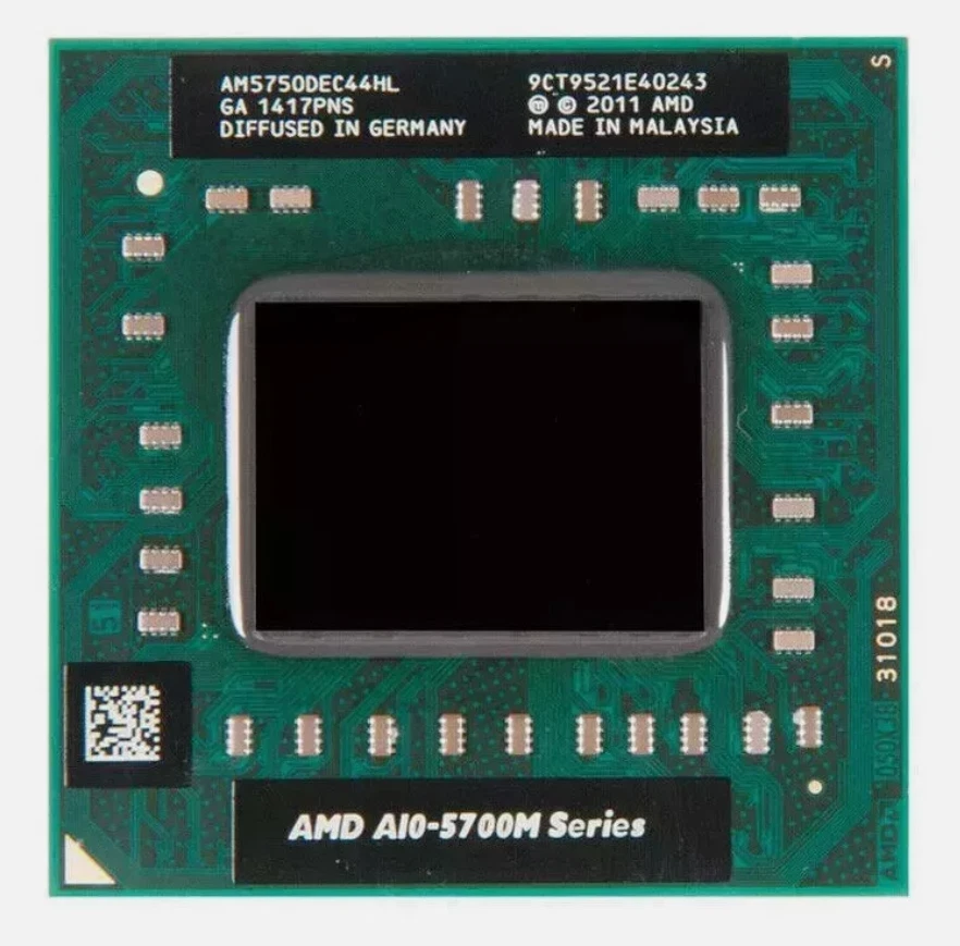 AMD A10-5750M CPU A10-Series Quad-Core 2.5GHz 4M Socket FS1 Processor - Image 1 of 1
