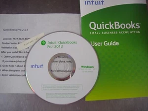 INTUIT QUICKBOOKS PRO 2013 FOR WINDOWS w/Validation code =LIFETIME LICENSE= - Picture 1 of 2