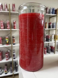 Jumbo Red 14-Tage-Kerze / 14-Tage-Roter Kerzenständer - Bild 1 von 1