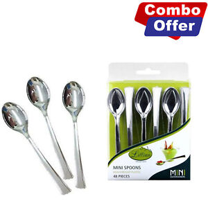 Silver Plastic Party Spoons for sale | eBay