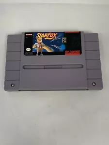 Star Fox (Super Nintendo SNES, 1993) Authentic Cleaned Tested Working - Picture 1 of 3