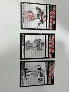 Transformers G1 Omnibot Camshaft Overdrive & Downshift instruction booklets - Picture 1 of 2