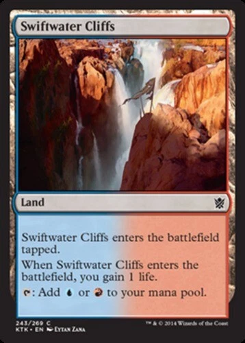 4x Swiftwater Cliffs ~ Near Mint Khans of Tarkir MTG Magic x4 4 UltimateMTG Play - Image 1 of 1
