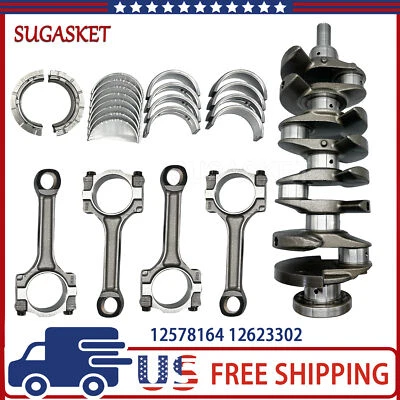 Crankshaft & Main Rod Bearings 12578164 12623302 STD For Chevy GMC Buick 2.4L L4 - Image 1 of 4