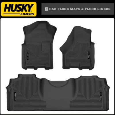 Husky Liners X-ACT CONTOUR Floor Mats for 2019-2024 Ram 2500/ Ram 3500 Mega Cab - Image 1 of 4