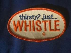 Vess Whistle Orange Uniform Patch New Old Stock - Picture 1 of 4