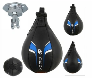 Deba® Speedball de cuero de vaca Punchingball bombilla de boxeo bombilla de impacto con accesorios - Imagen 1 de 4