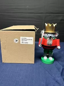 Vintage Richard Glässer Mouse King 7” Nutcracker Handmade in Germany NIB - Picture 1 of 9