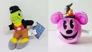 Walt disney world millennium Jiminy Cricket & Micky plush doll keychain 2 Price - Picture 1 of 9